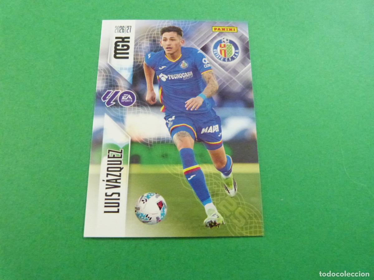 Coleccionismo cromos antiguos: TRADING CARD FUTBOL LUIS VAZQUEZ GETAFE C.F. N&ordm; 196 LIGA MEGACRACKS 2026-2027/26-27 PANINI
