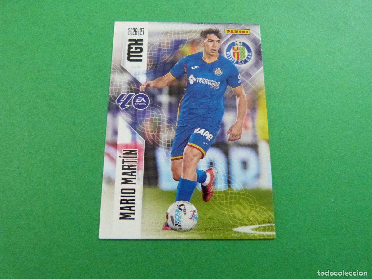 Coleccionismo cromos antiguos: TRADING CARD FUTBOL MARIO MARTIN GETAFE C.F. N&ordm; 190 LIGA MEGACRACKS 2026-2027/26-27 PANINI