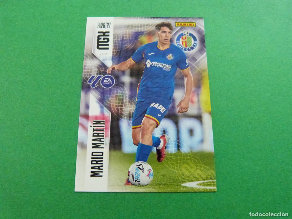 Coleccionismo cromos antiguos: TRADING CARD FUTBOL MARIO MARTIN GETAFE C.F. N&ordm; 190 LIGA MEGACRACKS 2026-2027/26-27 PANINI
