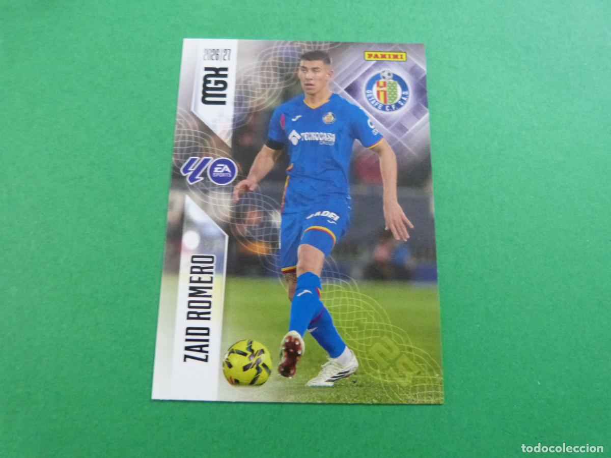 Coleccionismo cromos antiguos: TRADING CARD FUTBOL ZAID ROMERO GETAFE C.F. N&ordm; 188 LIGA MEGACRACKS 2026-2027/26-27 PANINI