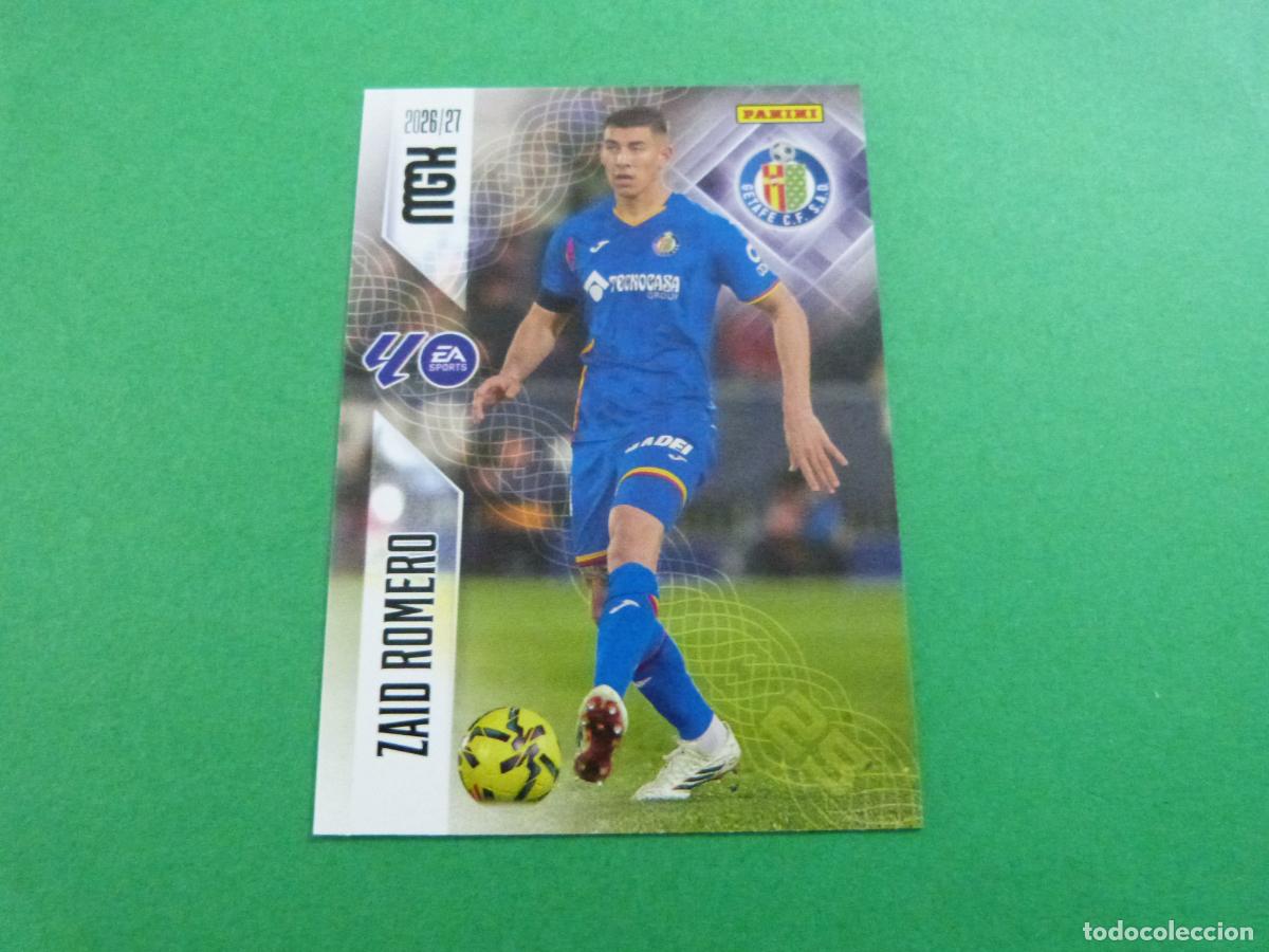 Coleccionismo cromos antiguos: TRADING CARD FUTBOL ZAID ROMERO GETAFE C.F. N&ordm; 188 LIGA MEGACRACKS 2026-2027/26-27 PANINI