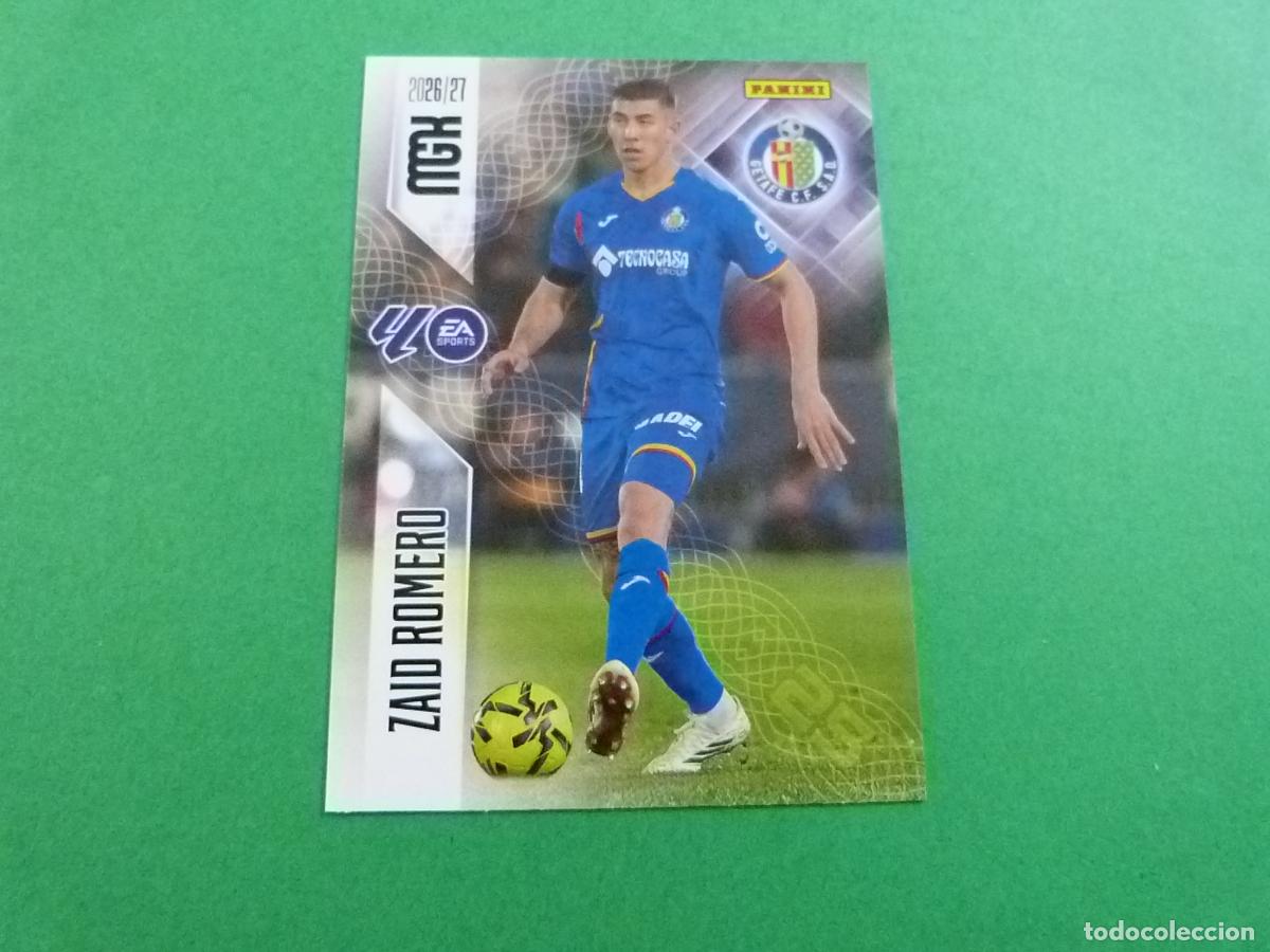 Coleccionismo cromos antiguos: TRADING CARD FUTBOL ZAID ROMERO GETAFE C.F. N&ordm; 188 LIGA MEGACRACKS 2026-2027/26-27 PANINI