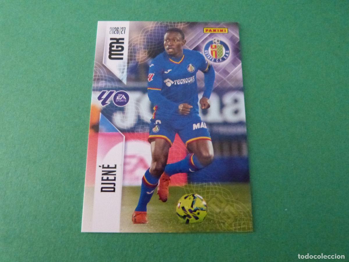 Coleccionismo cromos antiguos: TRADING CARD FUTBOL DJENE GETAFE C.F. N&ordm; 185 LIGA MEGACRACKS 2026-2027/26-27 PANINI