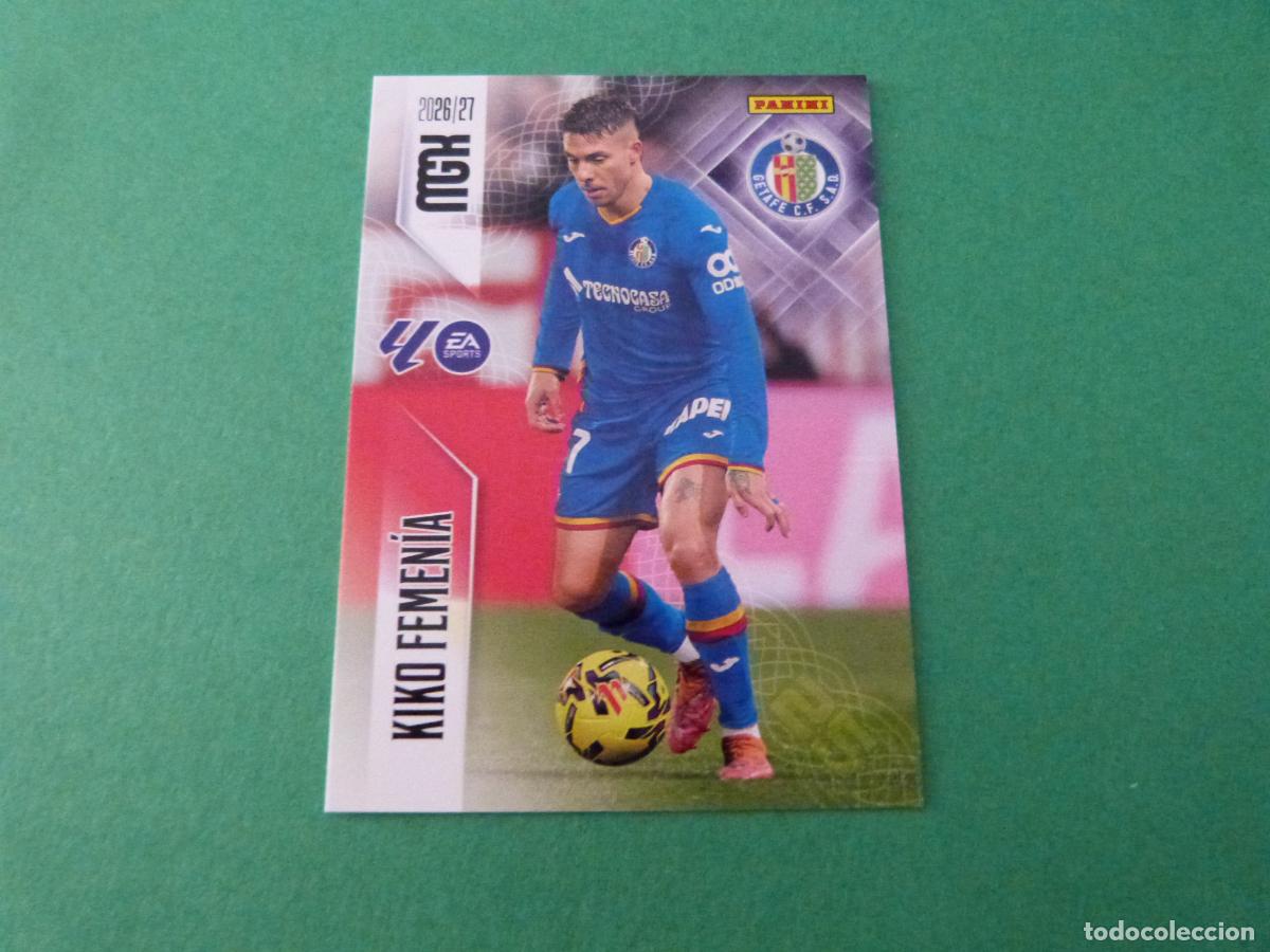 Coleccionismo cromos antiguos: TRADING CARD FUTBOL KIKO FEMENIA GETAFE C.F. N&ordm; 184 LIGA MEGACRACKS 2026-2027/26-27 PANINI