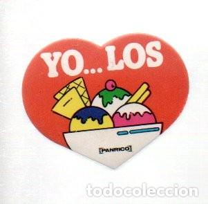 Coleccionismo cromos antiguos: CROMO ADHESIVO ACOLCHADO - PANRICO - YO... LOS HELADOS.