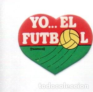 Coleccionismo cromos antiguos: CROMO ADHESIVO TROQUELADO ACOLCHADO - PANRICO - YO... EL FUTBOL