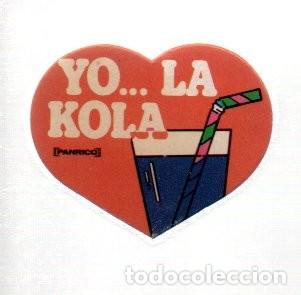 Coleccionismo cromos antiguos: CROMO ADHESIVO TROQUELADO ACOLCHADO - PANRICO - YO... LA KOLA