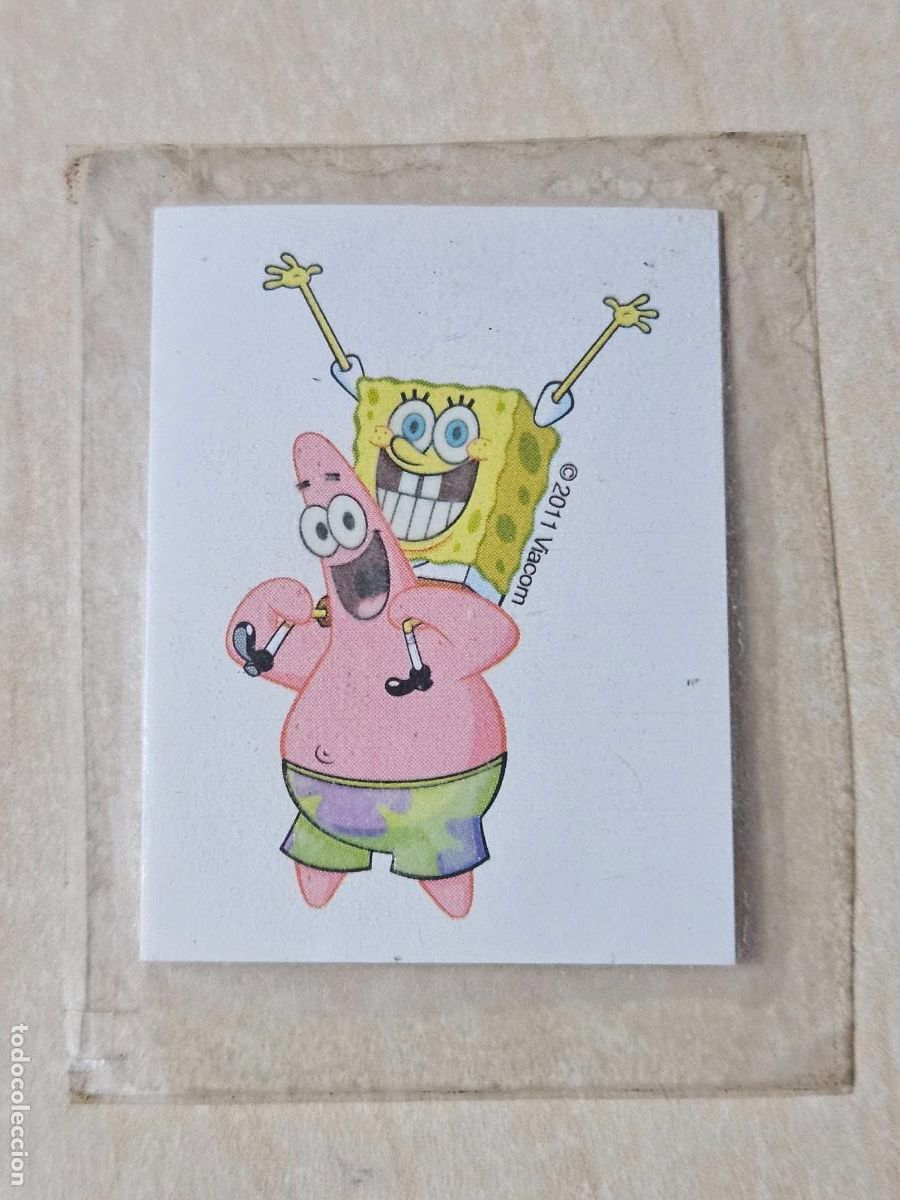 Coleccionismo cromos antiguos: cromo bob esponja promocion grefusa