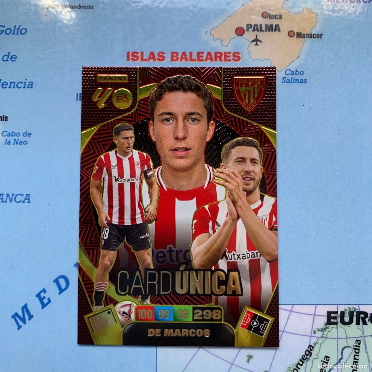 Coleccionismo cromos antiguos: De Marcos Card Unica del Athletic de Bilbao cromo adrenalyn XL 25-26 2025-2026