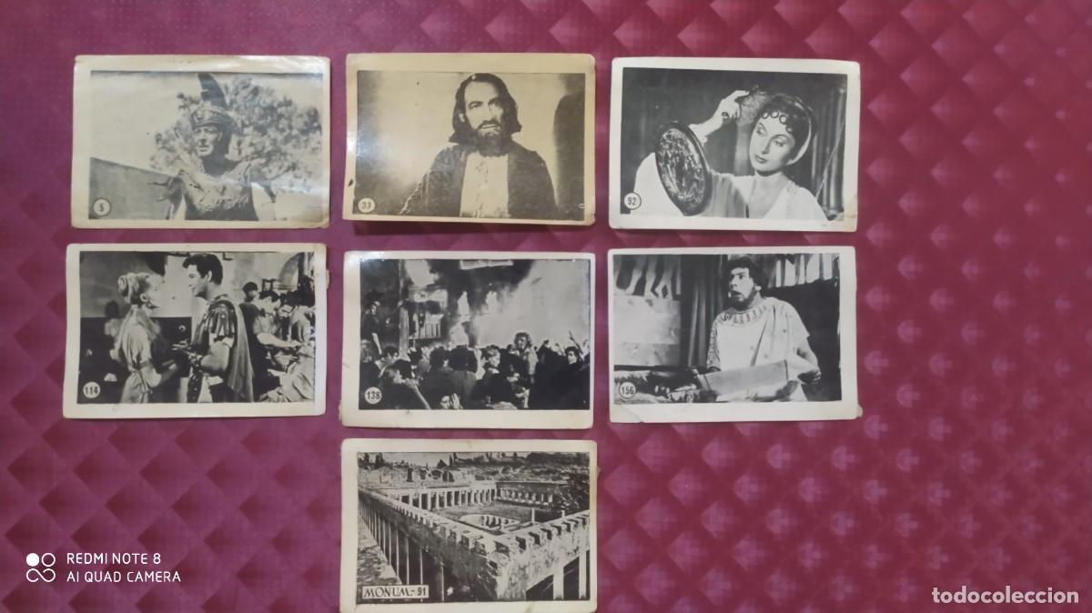 Coleccionismo cromos antiguos: QUO VADIS LOTE RESERVADO SIETE CROMOS