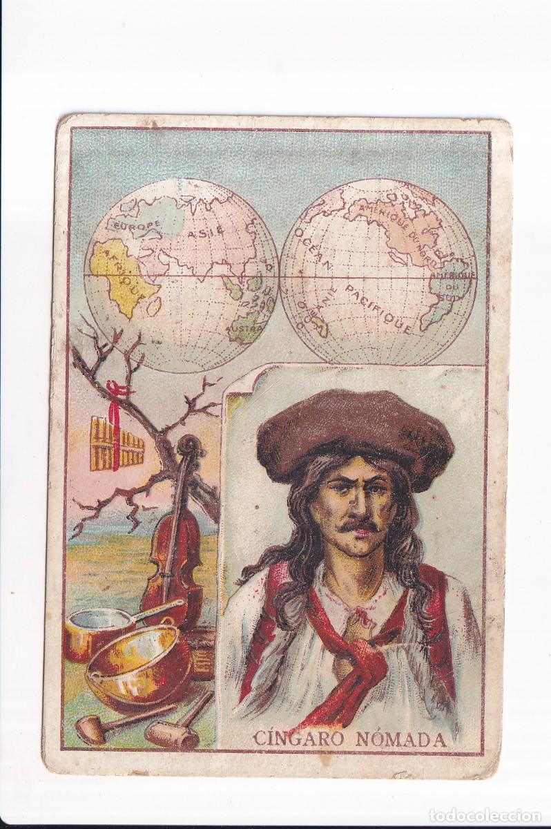 Coleccionismo cromos antiguos: TRAJES Y COSTUMBRES DEL MUNDO : NUMERO 5 , CINGARO NOMADA .- CHOCOLATES JAIME BOIX