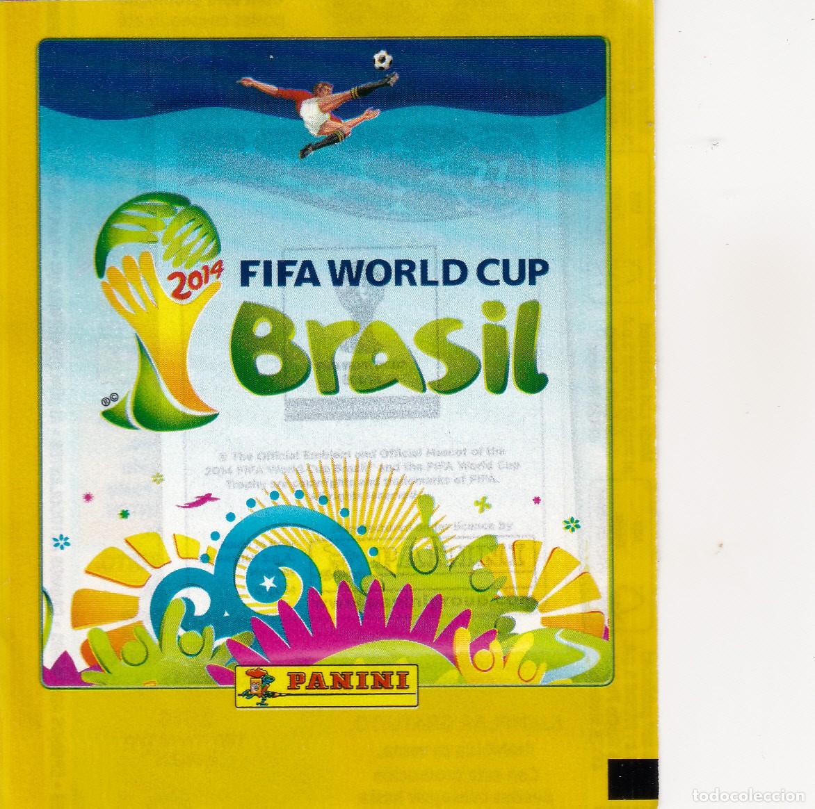 Coleccionismo cromos antiguos: SOBRE DE CROMOS - FIFA WORLD CUP BRASIL - SOBRE GRATUITO DE PANINI (NUEVO SIN ABRIR)