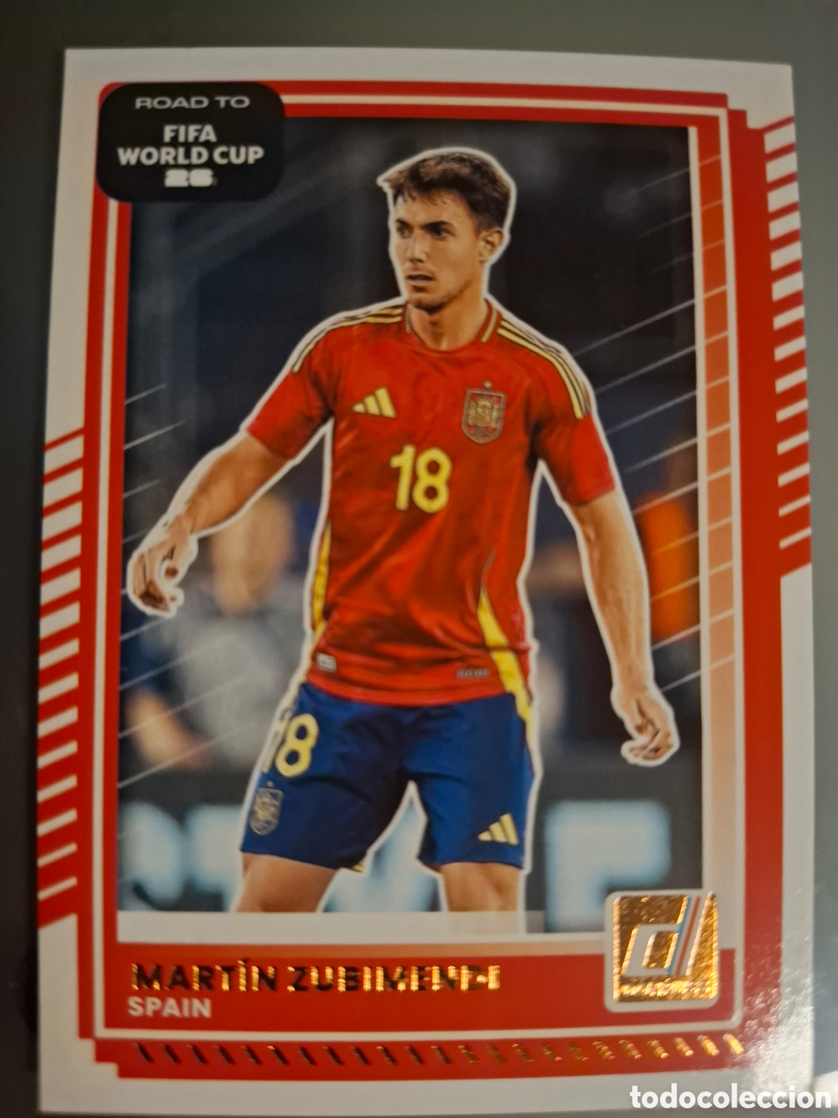 Coleccionismo cromos antiguos: Zubimendi Panini Donruss 2026