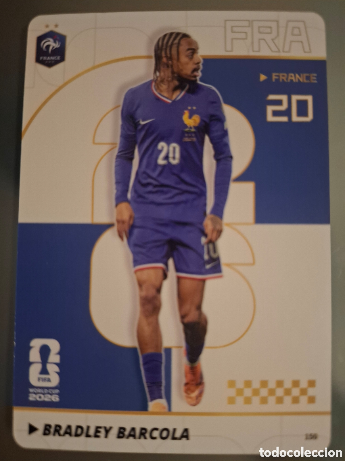 Coleccionismo cromos antiguos: Bradley Barcola Panini x Kayou 2026
