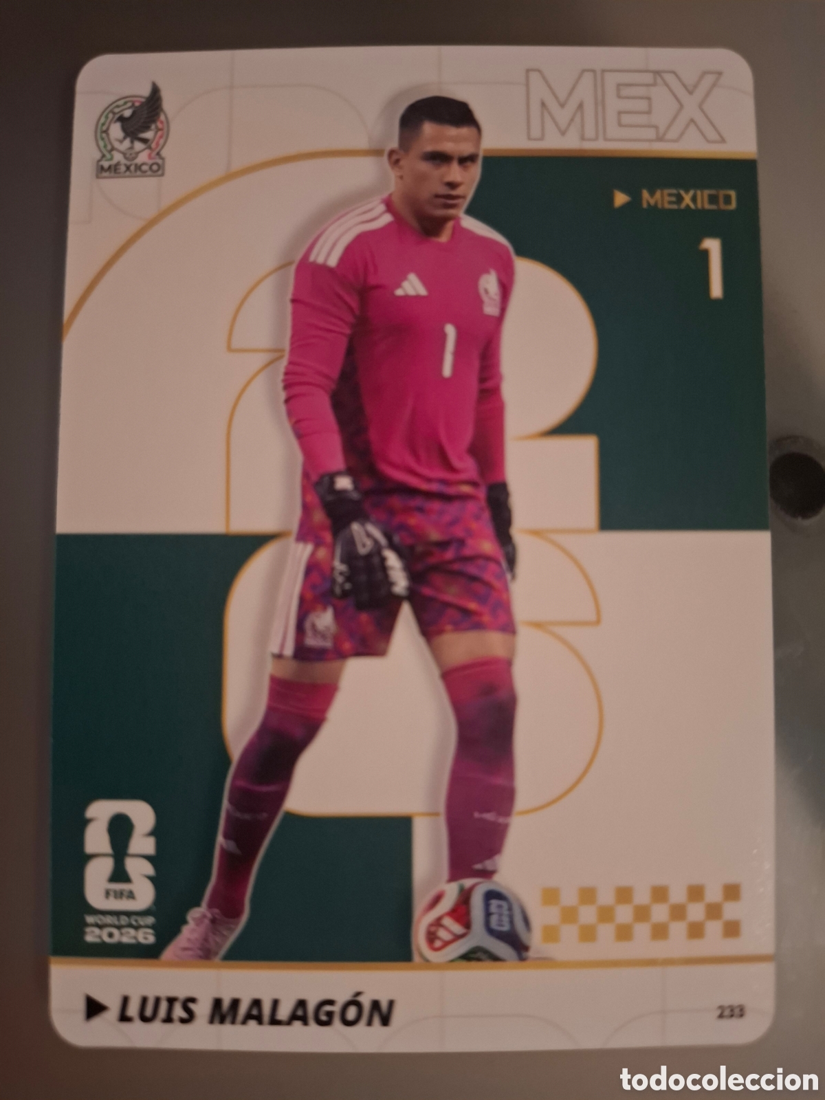 Coleccionismo cromos antiguos: Luis Malagon Panini x Kayou 2026