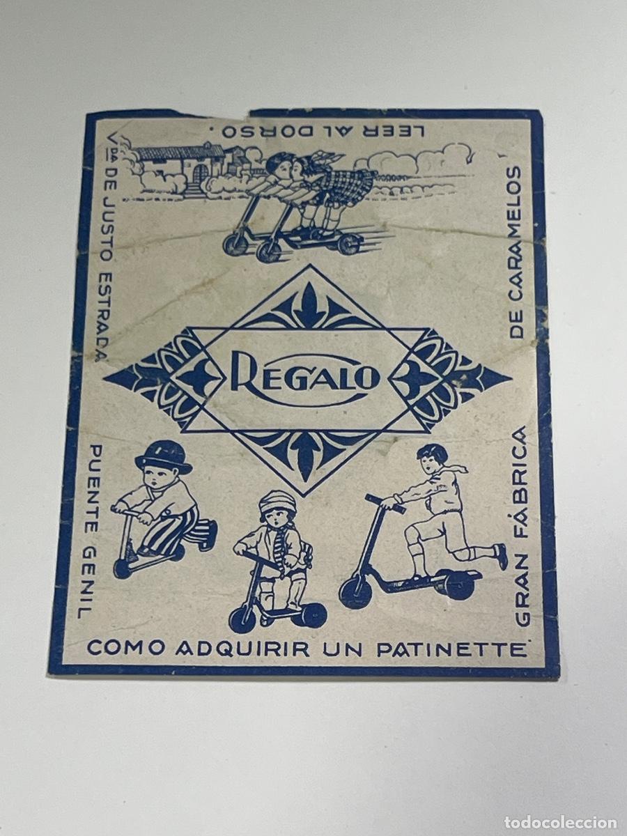 Coleccionismo cromos antiguos: CROMO REGALO. COMO ADQUIRIR UN PATINETE. GRAN F&Aacute;BRICA DE CARAMELOS. PUENTE GENIL.