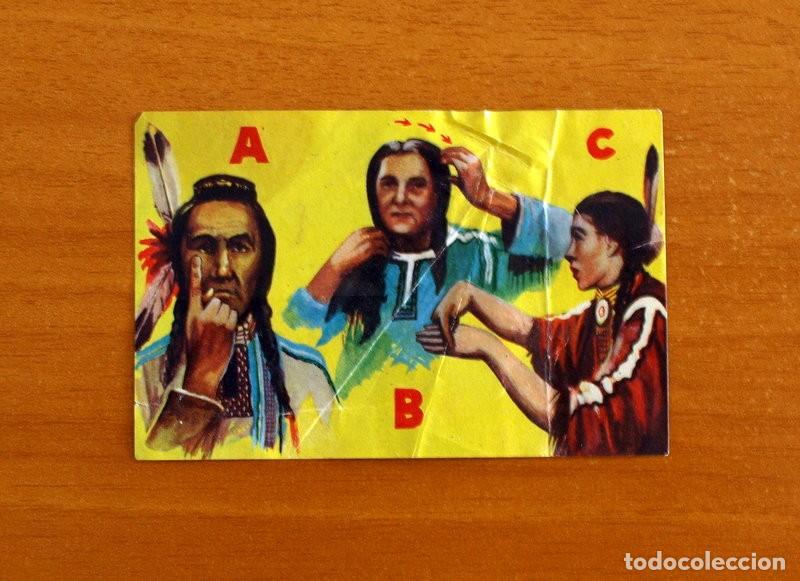 Coleccionismo cromos antiguos: Lejano Oeste - N&ordm; 105 EL Lenguaje de Signos - Ediciones Generales A&ntilde;o 1956