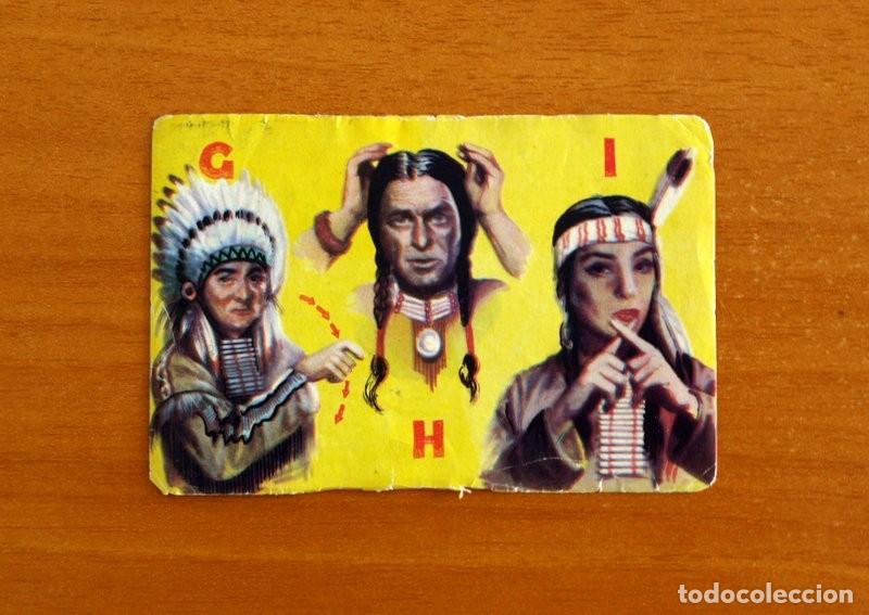 Coleccionismo cromos antiguos: Lejano Oeste - N&ordm; 105 EL Lenguaje de Signos - Ediciones Generales A&ntilde;o 1956
