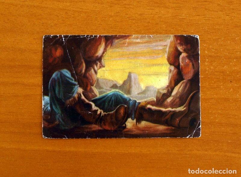 Coleccionismo cromos antiguos: Lejano Oeste - N&ordm; 174 Agon&iacute;a Solitaria - Ediciones Generales A&ntilde;o 1956