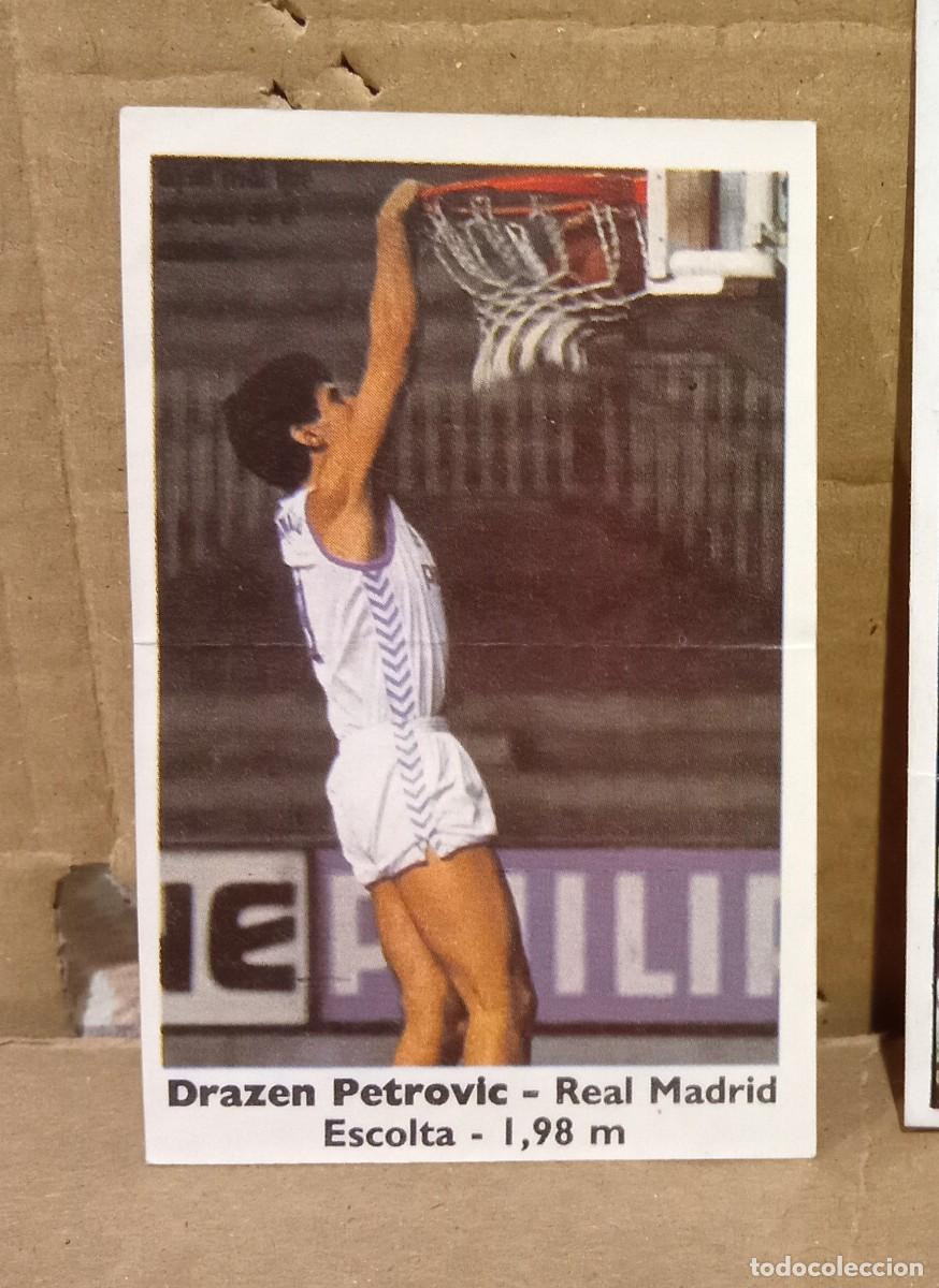 Coleccionismo cromos antiguos: Cromo Pegatina Sticker Adhesivo Drazen Petrovic #125 Bollycao Real Madrid J. Merchante 88 89 1988