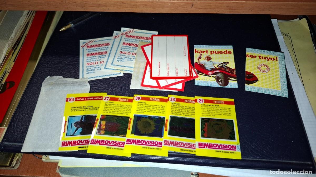 Coleccionismo cromos antiguos: Cromos, bimbovision, kart, vales. Bimbo