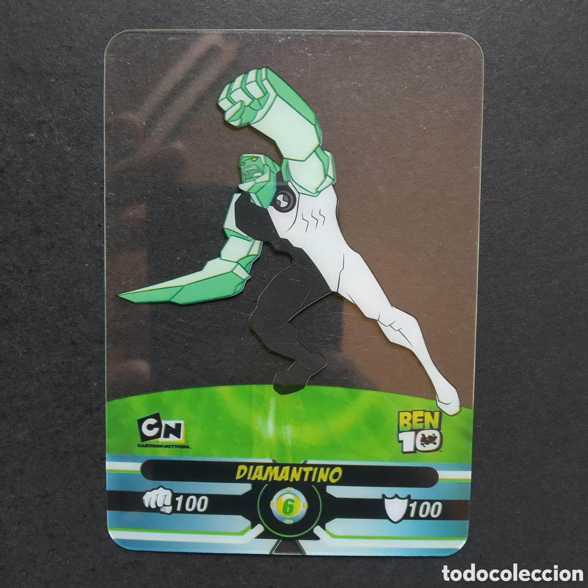 Coleccionismo cromos antiguos: LAMINCARDS - N&deg; 032 - DIAMANTINO - BEN10 / BEN 10 - EDIBAS / MUNDICROMO - A&Ntilde;O 2009