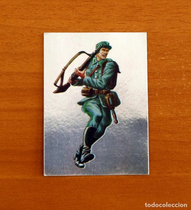 Coleccionismo cromos antiguos: Hechos y soldados del siglo XX - Maga 1979 -N&ordm; 102 Soldado Finlandes Plateado -Adhesivo Nunca pegado