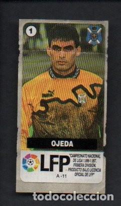 Coleccionismo cromos antiguos: CROMO CHICLES VIDAL - CAMPEONATO NACIONAL DE LIGA 1996 - 1997, N&ordm; 1 OJEDA. SIN PEGAR.