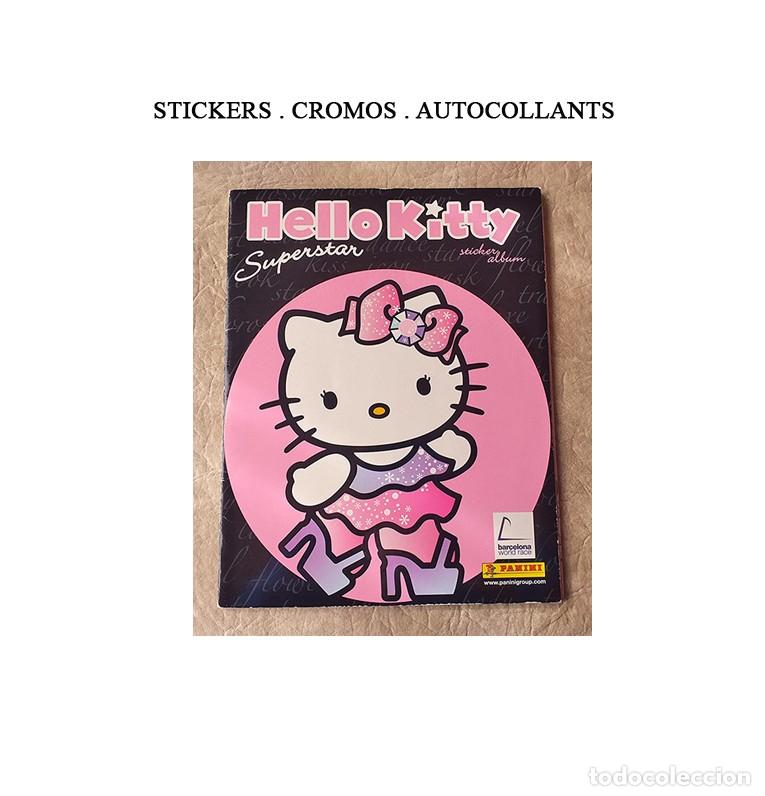 Coleccionismo cromos antiguos: Lote de 94 cromos Hello kitty superstar, panini