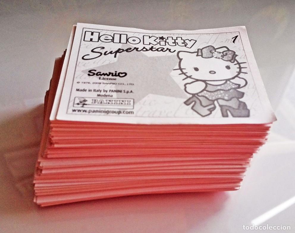 Coleccionismo cromos antiguos: Lote de 84 cromos Hello kitty superstar, panini - Foto 3