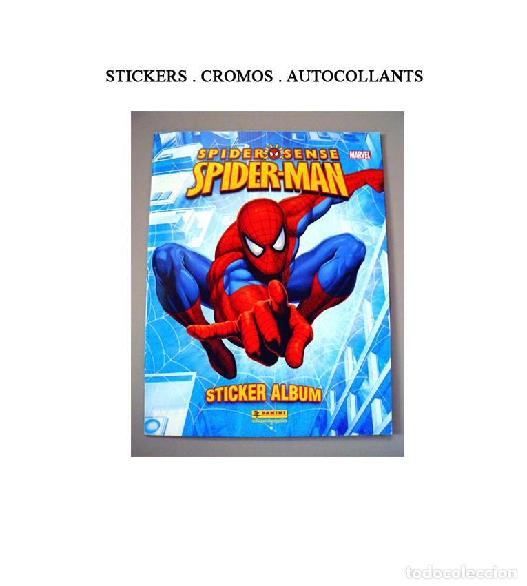 Coleccionismo cromos antiguos: Lote de 83 cromos de Spiderman sense, marvel y panini