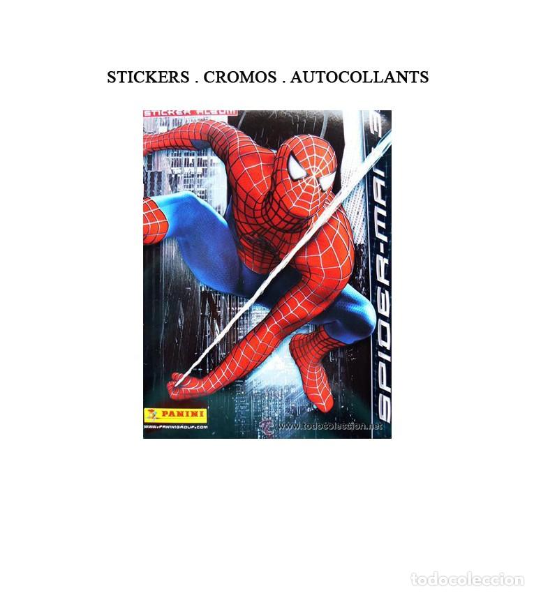 Coleccionismo cromos antiguos: Lote de 18 cromos de Spiderman 3, panini