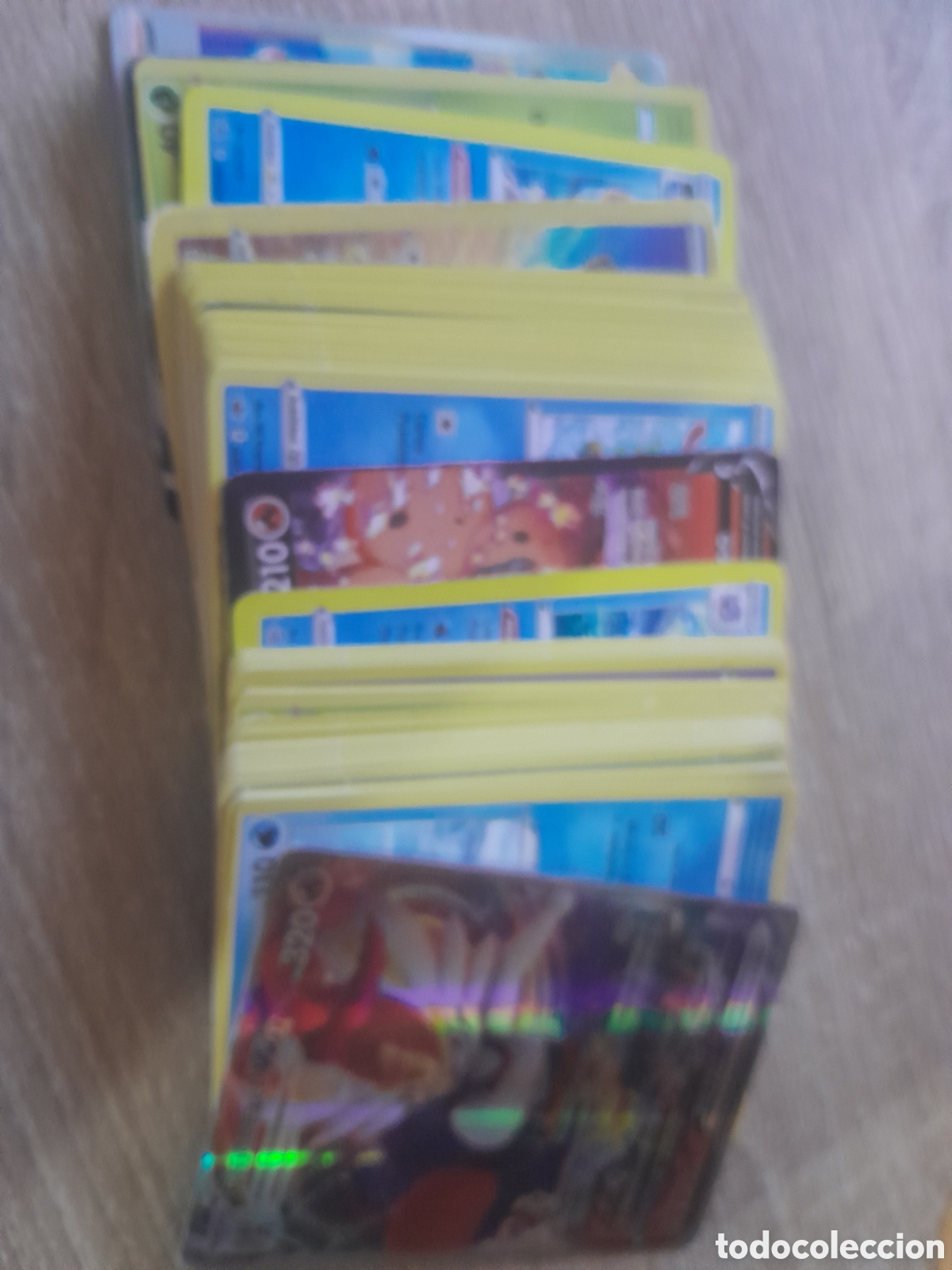 Coleccionismo cromos antiguos: lote 55 cartas pokemon