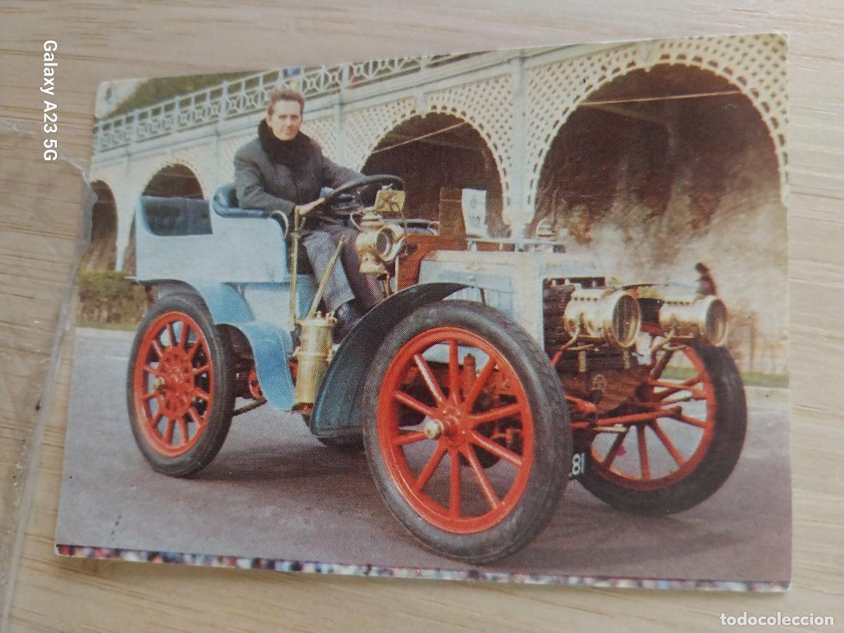 Coleccionismo cromos antiguos: BIMBO MUNDO AUTOMOBIL A&Ntilde;O 1976 PANHAR LEVASSOR CROMO 52 ** SIN PEGAR NUNCA PROMO PASTELITOS