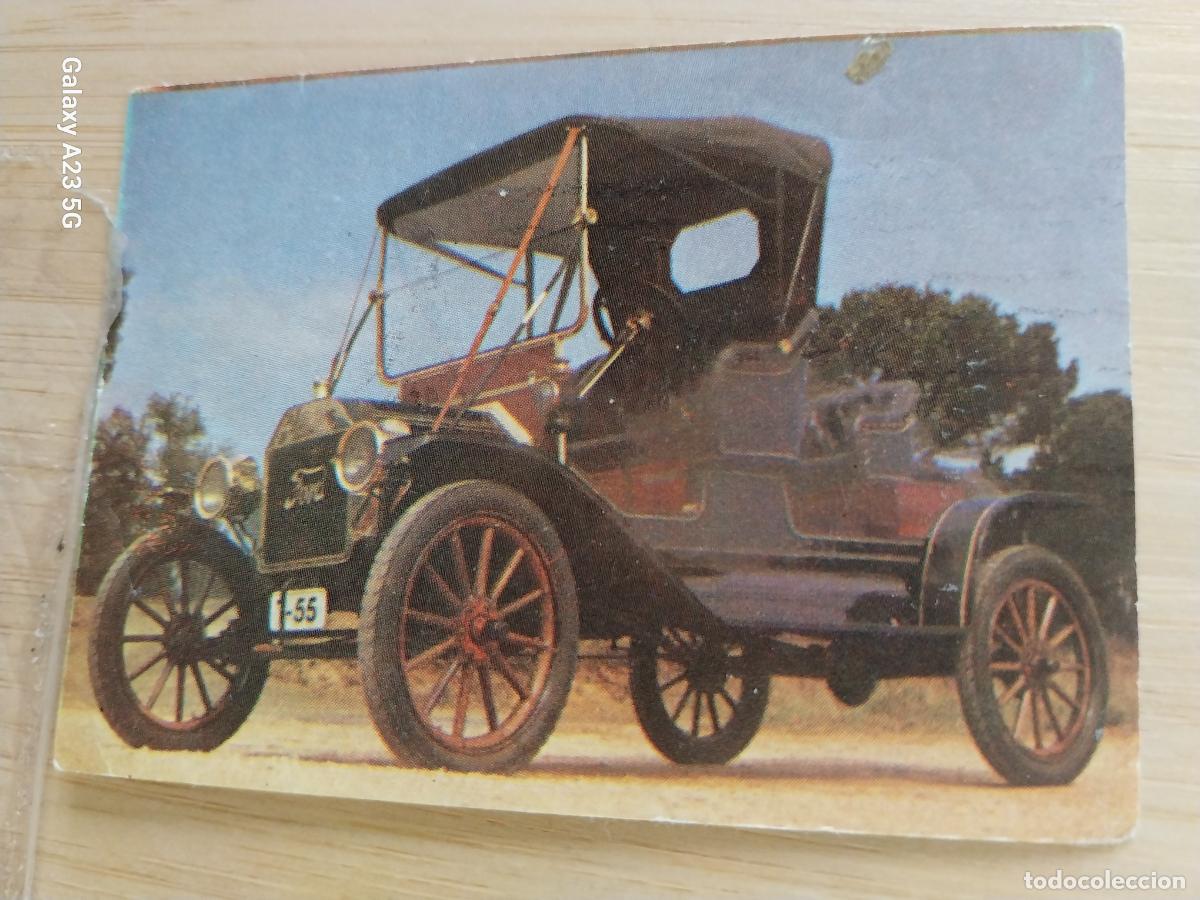Coleccionismo cromos antiguos: BIMBO MUNDO AUTOMOBIL A&Ntilde;O 1976 FORD T CROMO 5 ** SIN PEGAR NUNCA PROMO PASTELITOS
