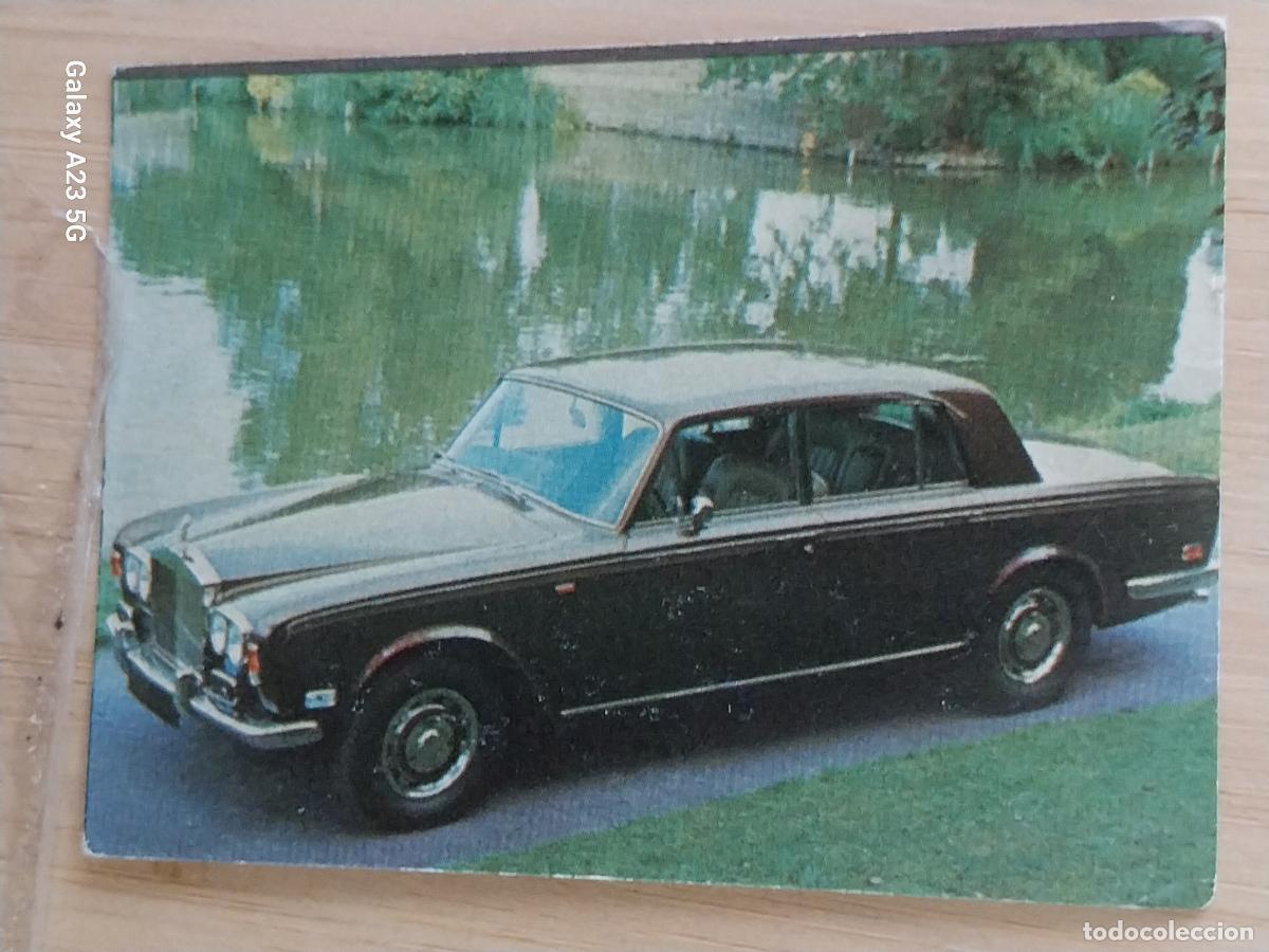 Coleccionismo cromos antiguos: BIMBO MUNDO AUTOMOBIL A&Ntilde;O 1976 ROLLS ROYCE CROMO 110 *** SIN PEGAR NUNCA PROMO PASTELITOS