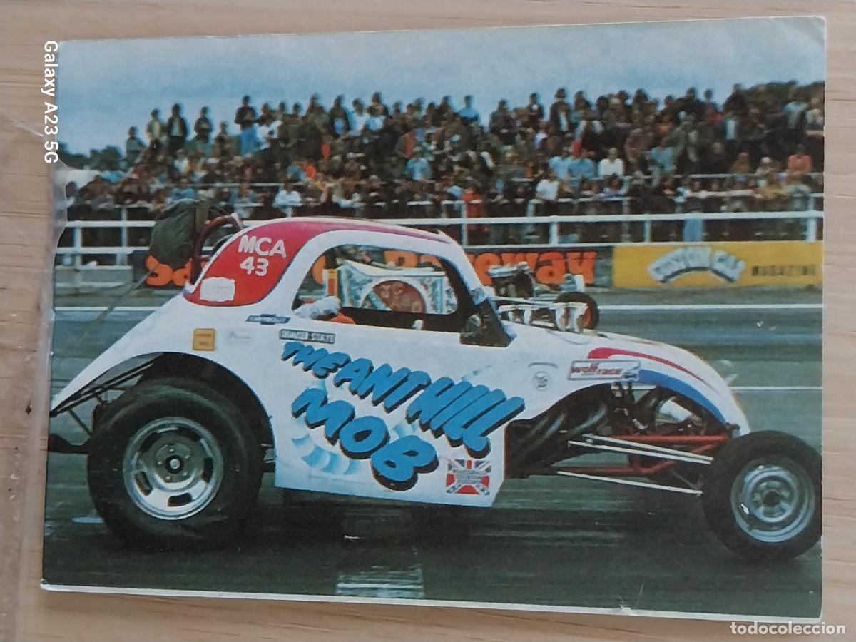 Coleccionismo cromos antiguos: BIMBO MUNDO AUTOMOBIL A&Ntilde;O 1976 FUNNY CAR CROMO 108 *** SIN PEGAR NUNCA PASTELITOS