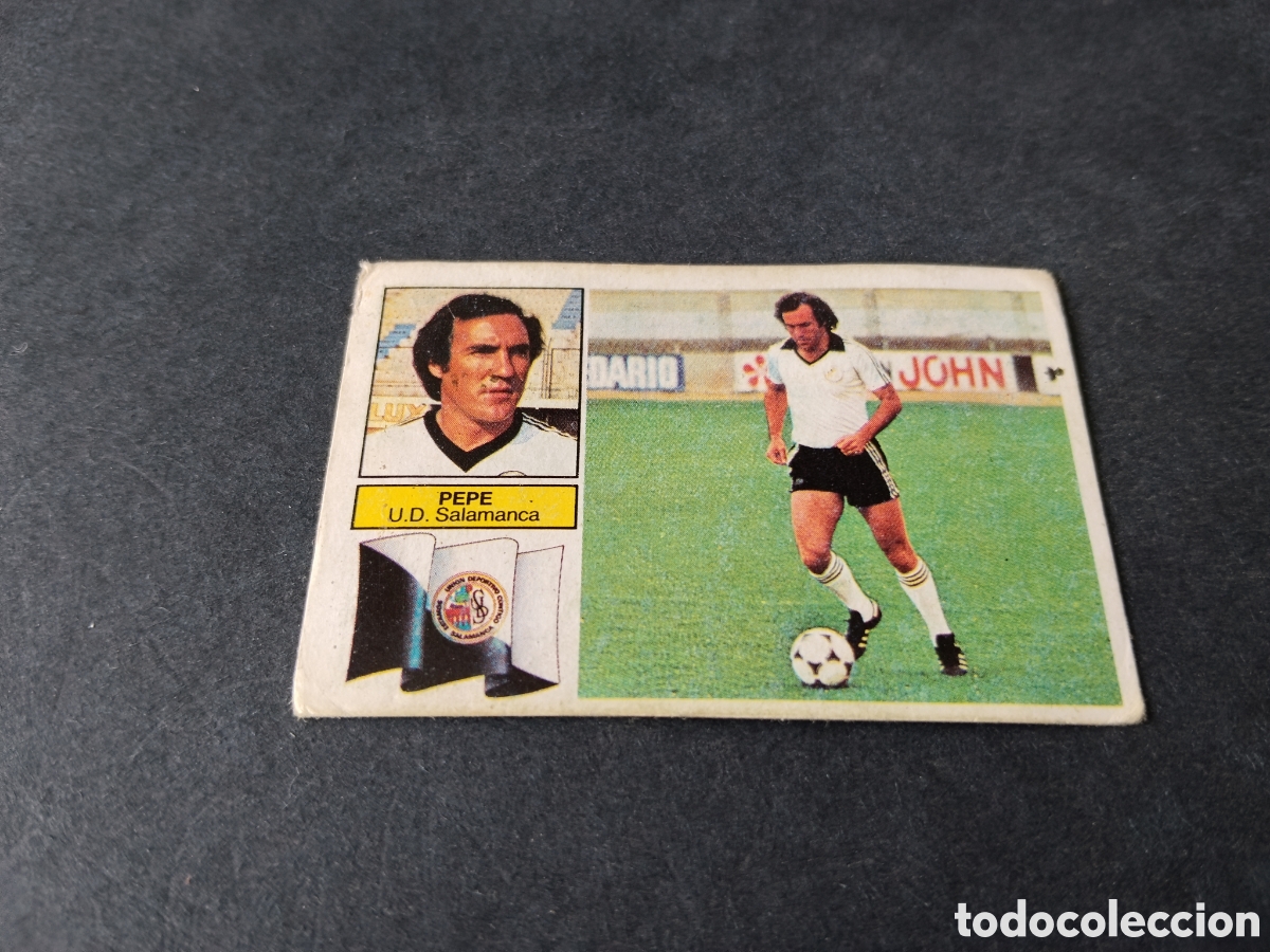 Coleccionismo cromos antiguos: Cromo futbol Pepe UD Salamanca liga 1982-83
