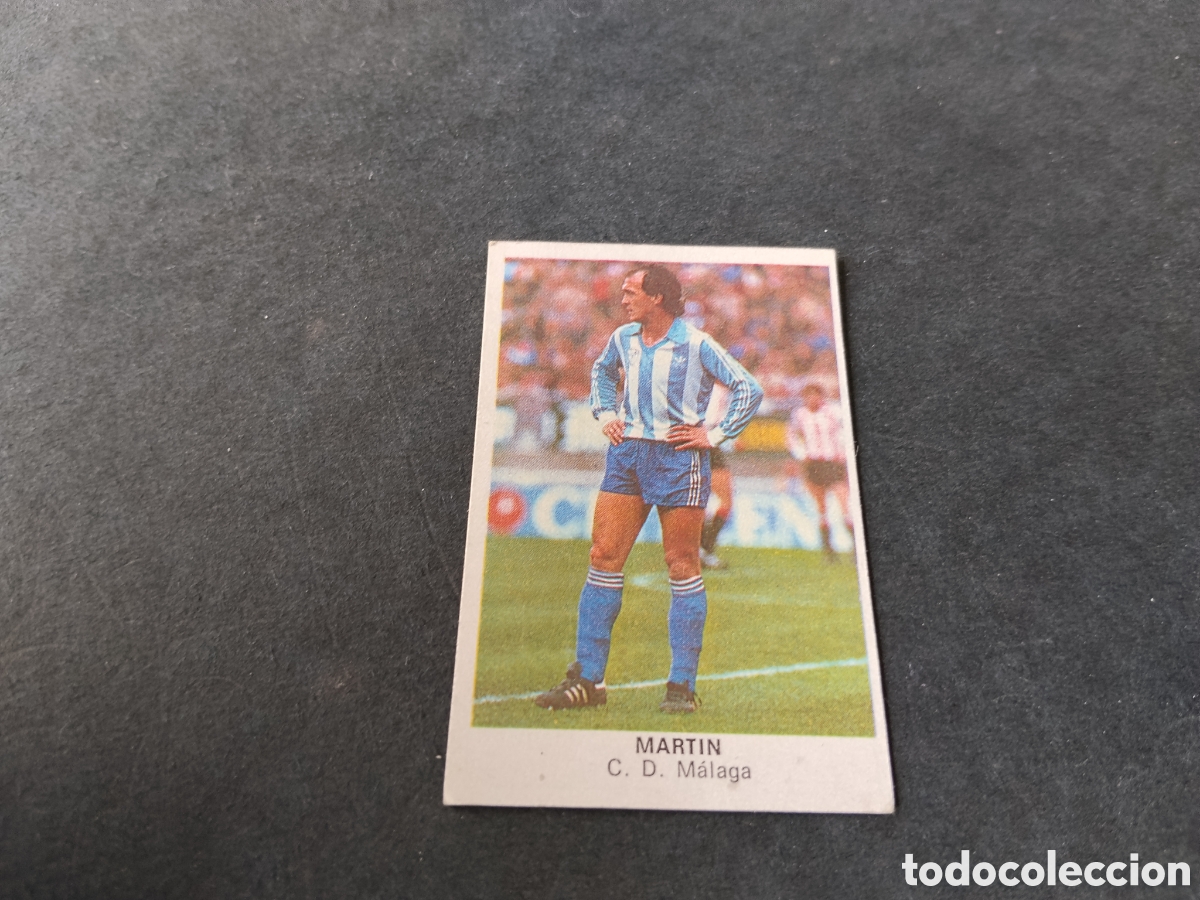 Coleccionismo cromos antiguos: Cromo futbol 84, Mart&iacute;n, CD M&aacute;laga