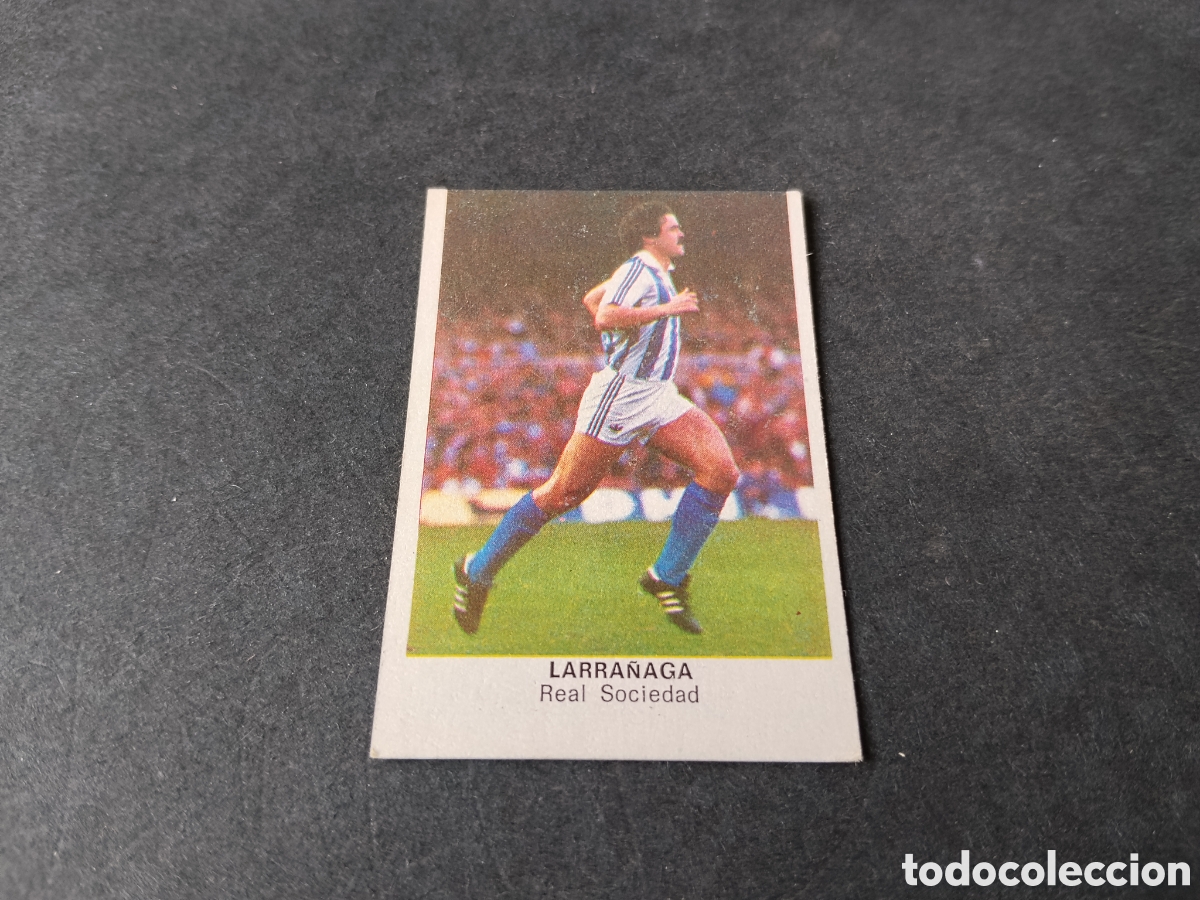 Coleccionismo cromos antiguos: Cromo futbol Larra&ntilde;aga, Real Sociedad 1984