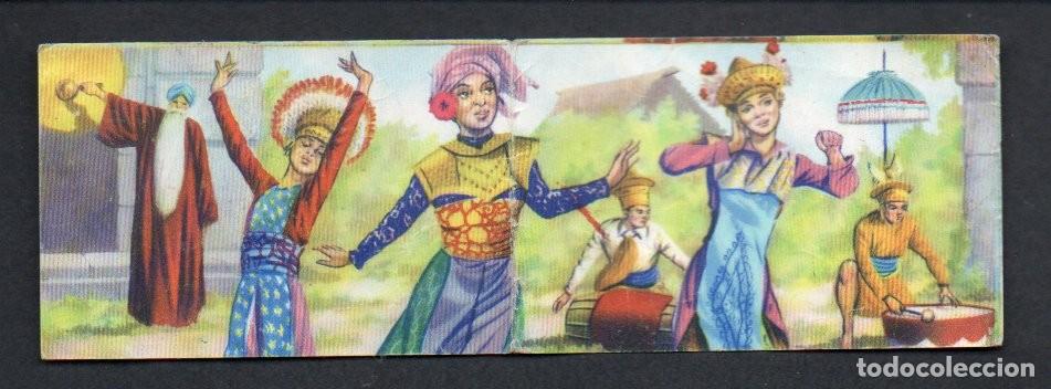 Coleccionismo cromos antiguos: CROMO, ANIMALES - SU VIDA... SUS LUCHAS... SU AMBIENTE... N&ordm; 84-85 DANZARINAS DE BALI. ED. FHER