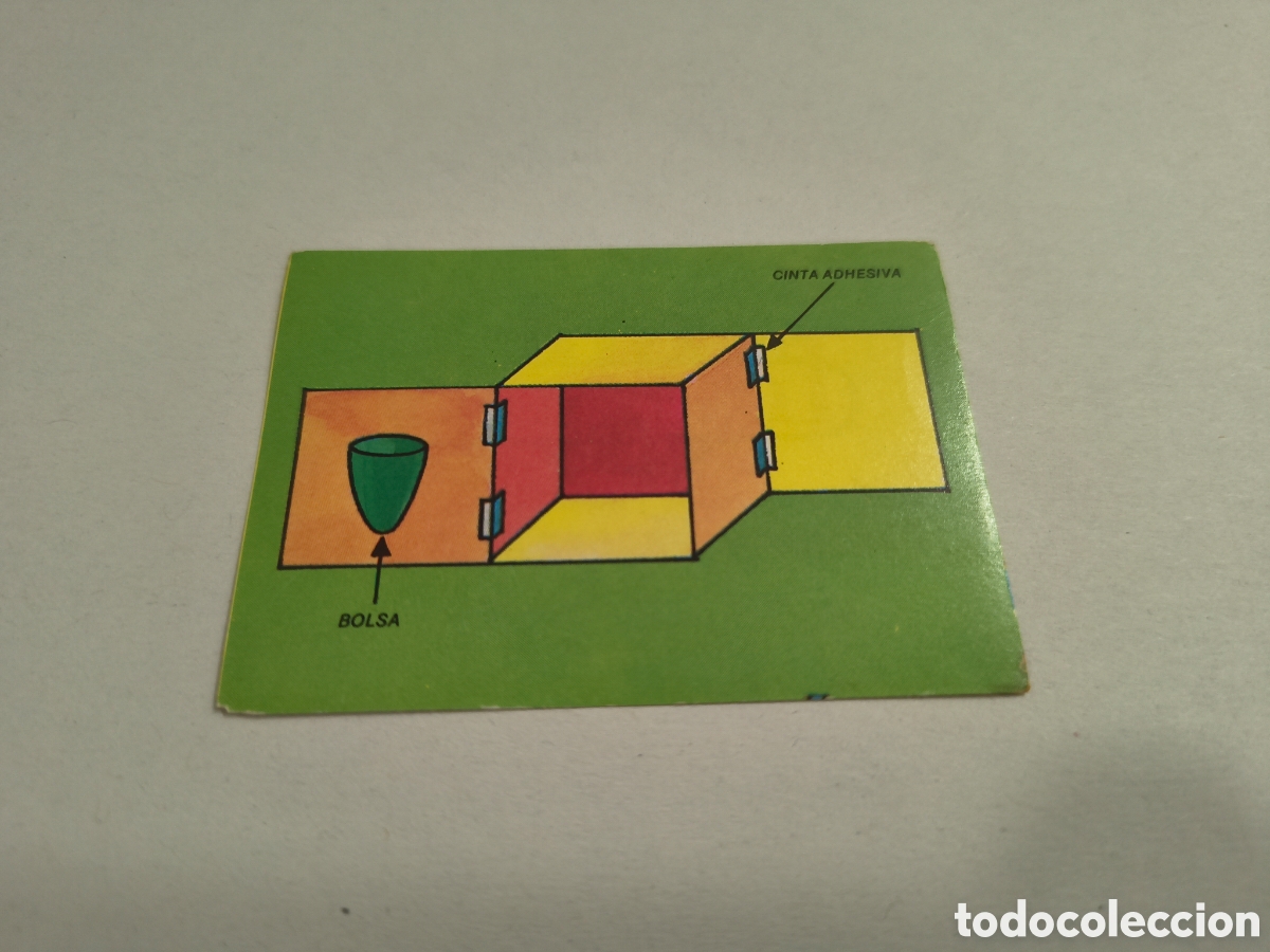 Coleccionismo cromos antiguos: EL LIBRO DE LOS JUEGOS. BIMBO. 1979. JUGUEMOS A HACER JUGUETES.11. LA CAJITA MAGICA.