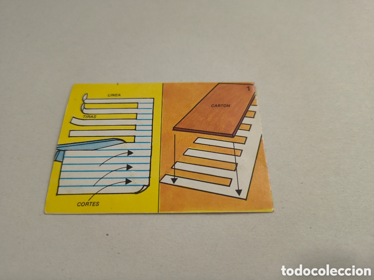 Coleccionismo cromos antiguos: EL LIBRO DE LOS JUEGOS. BIMBO. 1979. JUGUEMOS A HACER JUGUETES.13. EL CANARIO COMILON