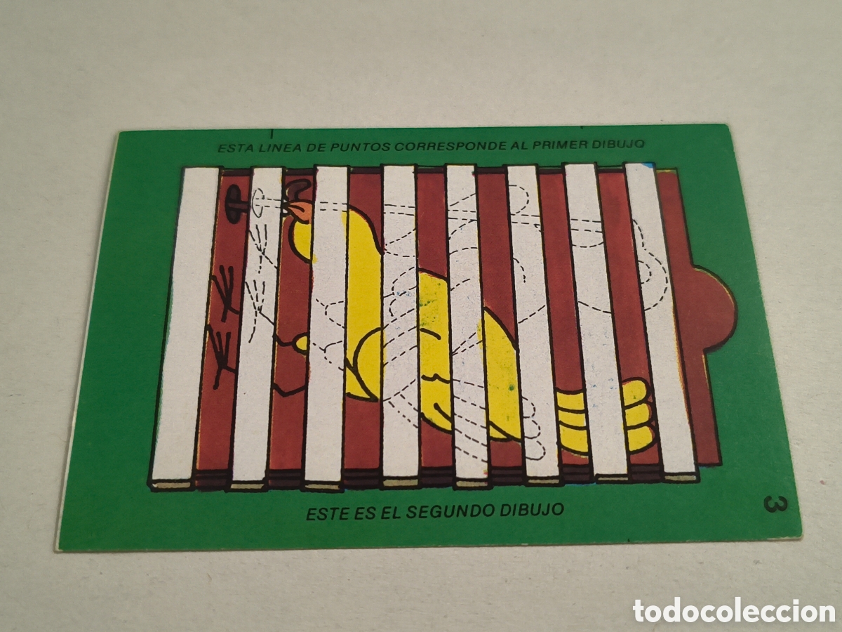 Sammeln alte Sammelbilder: EL LIBRO DE LOS JUEGOS. BIMBO. 1979. JUGUEMOS A HACER JUGUETES.15. EL CANARIO COMILON