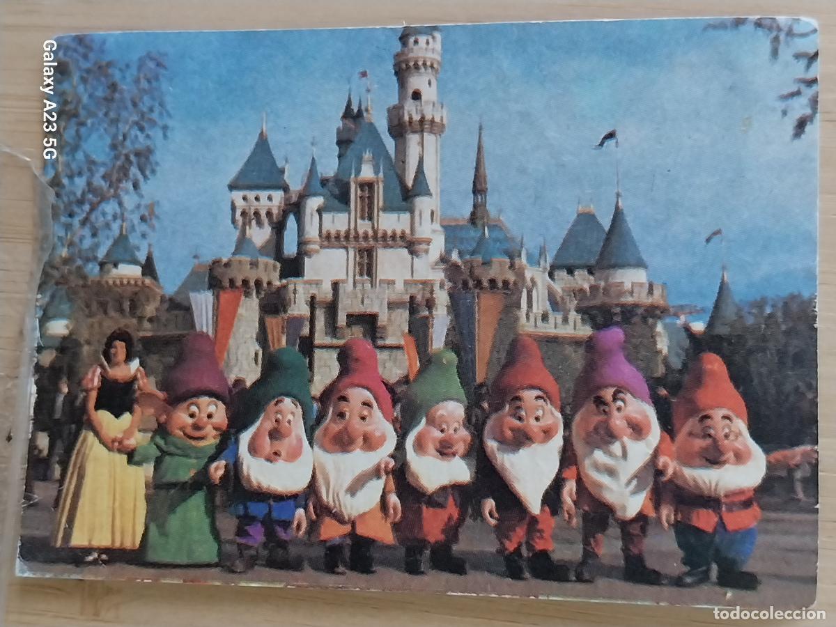 Coleccionismo cromos antiguos: DISNEY BIMBO A&Ntilde;O 1977 VOLANDO AEROMEXICO CROMO 43 BLANCANIEVES ENANITOS * SIN PEGAR NUNCA PASTELITOS