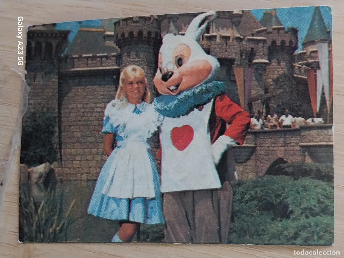 Coleccionismo cromos antiguos: DISNEY BIMBO A&Ntilde;O 1977 VOLANDO AEROMEXICO CROMO 44 ALICIA CONEJO * SIN PEGAR NUNCA PASTELITOS