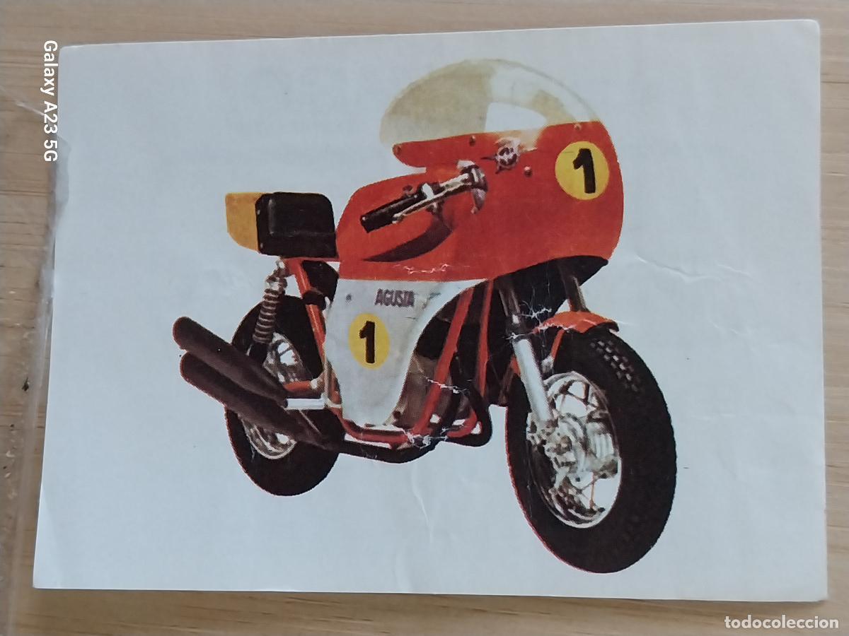 Coleccionismo cromos antiguos: M.V. 50 CC BIMBO A&Ntilde;O 1975 MUNDO MOTOS CROMO 82 SIN PEGAR NUNCA PASTELITOS