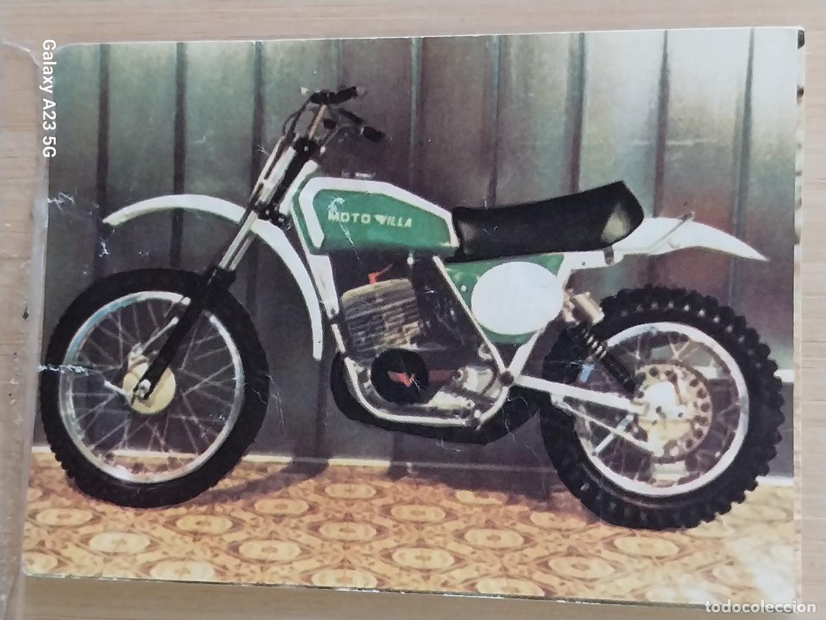 Coleccionismo cromos antiguos: VILLA CROSS BIMBO A&Ntilde;O 1975 MUNDO MOTOS CROMO 55 SIN PEGAR NUNCA PASTELITOS