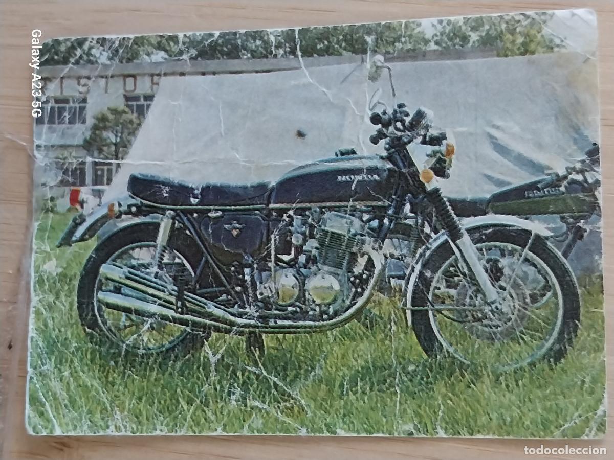 Coleccionismo cromos antiguos: HONDA 750 CC BIMBO A&Ntilde;O 1975 MUNDO MOTOS CROMO 6 SIN PEGAR NUNCA PASTELITOS