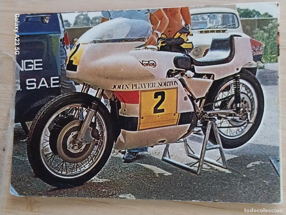Coleccionismo cromos antiguos: NORTON F 750 BIMBO A&Ntilde;O 1975 MUNDO MOTOS CROMO 23 SIN PEGAR NUNCA PASTELITOS